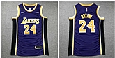 Lakers 24 Kobe Bryant Purple Nike KB Patch Swingman Jersey,baseball caps,new era cap wholesale,wholesale hats